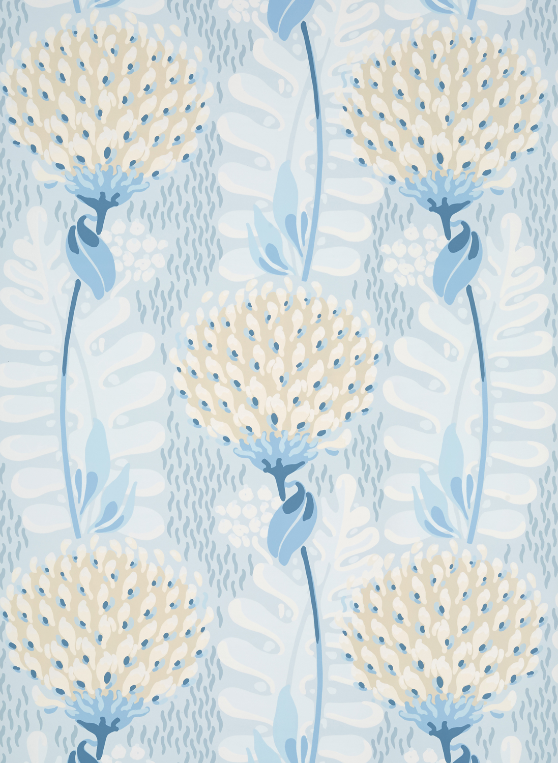 Thibaut Papier Peint Tiverton Spa Blue Monwand