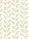 Josephine Munsey Carta da parati Leaf Wiggle - Maitland Green/ Ceiling White