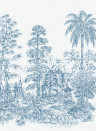 Jannelli & Volpi Wandbild Mandalay - White Blue Panel 7
