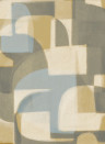 Jannelli & Volpi Wandbild Pacha - Yellow Blue Panel 3