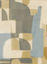 Jannelli & Volpi Wandbild Pacha - Yellow Blue Panel 6