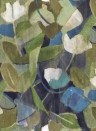 Jannelli & Volpi Wandbild Siwa - Blue Green Panel 1