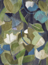 Jannelli & Volpi Wandbild Siwa - Blue Green Panel 4