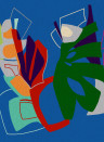 Jannelli & Volpi Wandbild Nizza - Blue Panel 5