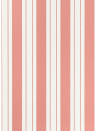 Osborne & Little Tapete Ligorio Stripe - Coral