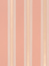 Osborne & Little Wallpaper Manetti Stripe - Terracotta