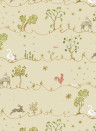 Josephine Munsey Wallpaper A Wave for Joan - Light Olive