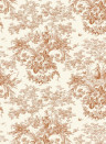 Quenin Wallpaper Beaux Jours - Terracotta