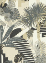 Clarke & Clarke Wallpaper Malindi - Charcoal