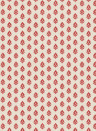 Coordonne Papier peint Clover - Red