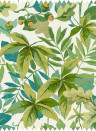 Sanderson Stoff Robin's Wood - Forest Green/ Sap Green