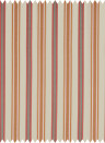 Sanderson Stoff Valley Stripe - Rowan Berry/ Cream