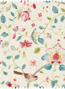 Sanderson Stoff Arils Garden - Blue Clay/ Pink