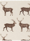 Sanderson Stoff Evesham Deer - Linen/ Chalk