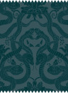 House of Hackney Fabric Anaconda - Cut Velvet - Petrol