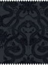 House of Hackney Fabric Anaconda - Cut Velvet - Noir