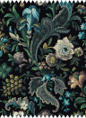 House of Hackney Fabric Florika - Velvet - Onyx