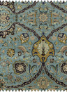 House of Hackney Fabric Zanjan - Velvet - Sapphire