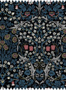 House of Hackney Tissu Blackthorn - Velvet - Teal