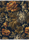 House of Hackney Fabric Opia - Velvet - Midnight