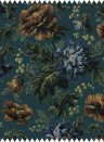 House of Hackney Fabric Opia - Velvet - Petrol