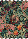 House of Hackney Fabric Golden Lily - Velvet - Apatite