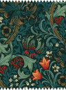 House of Hackney Fabric Golden Lily - Jacquard - Midnight