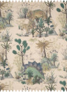 House of Hackney Tissu Dinosauria - Cotton Linen - Ecru