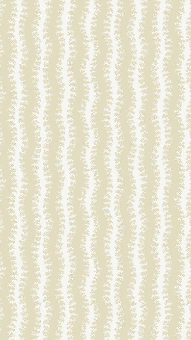 Josephine Munsey Carta da parati Elkhorn Stripe - Maitland Green/ Ceiling White