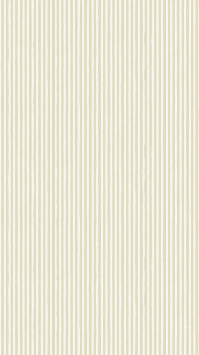 Josephine Munsey Papier peint Hand Painted Stripe - Maitland Green/ Cotswold White