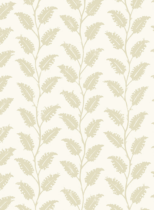 Josephine Munsey Wallpaper Leaf Wiggle - Maitland Green/ Ceiling White