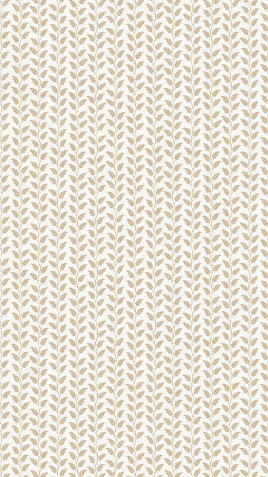 Josephine Munsey Wallpaper Leaf Wiggle - Stepping Stone/ Skirting White