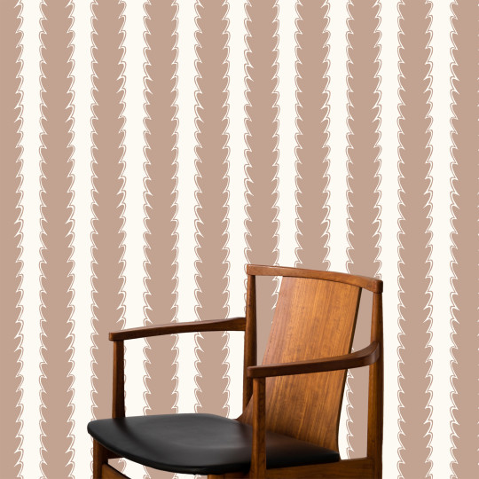 Josephine Munsey Wallpaper Scallop Stripe