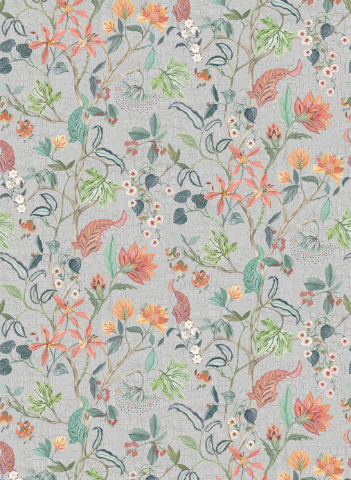 Osborne & Little Wallpaper Chellah - Metallic Silver