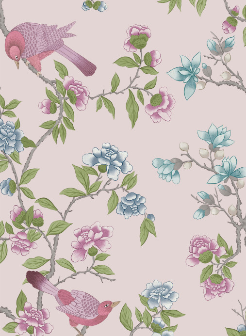 Little Greene Papier peint Aderyn - China Clay