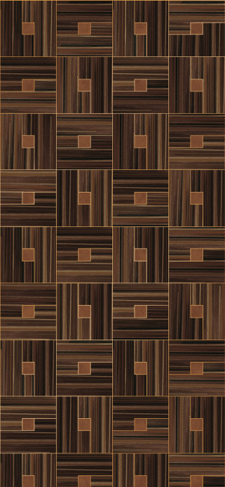 Eijffinger Carta da parati Veneer Blocks - Chocolate