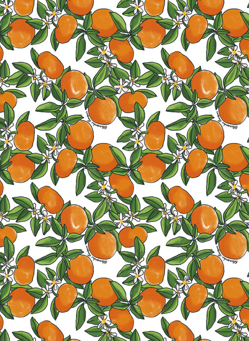 Jannelli & Volpi Papier peint Tangerine