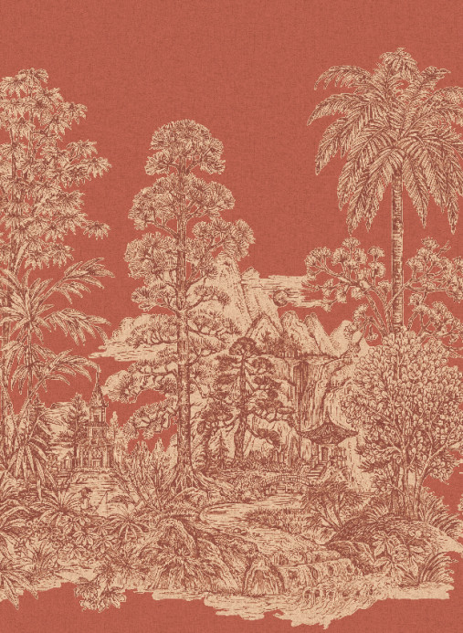 Jannelli & Volpi Papier peint panoramique Mandalay - Coral Panel 7