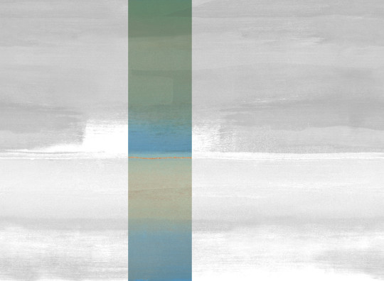 Jannelli & Volpi Wandbild Alegranza - Green Blue Panel 3
