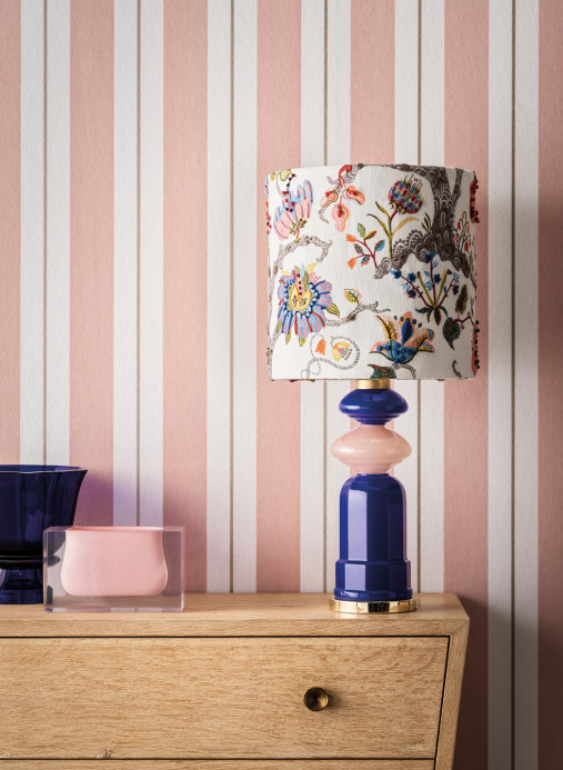 Osborne & Little Wallpaper Bramante Stripe - Blush