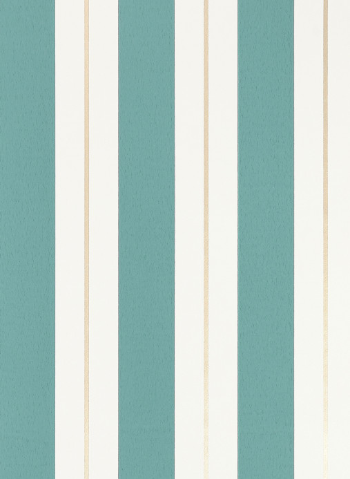 Osborne & Little Papier peint Bramante Stripe - Teal