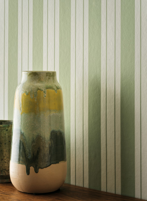 Osborne & Little Wallpaper Ligorio Stripe - Apple