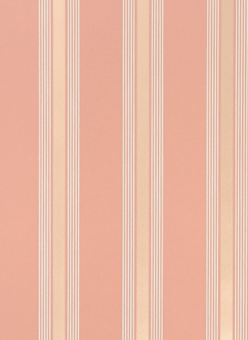 Osborne & Little Wallpaper Manetti Stripe - Terracotta