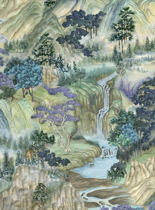 Cole & Son Wallpaper Mountainscape - Nocturnal