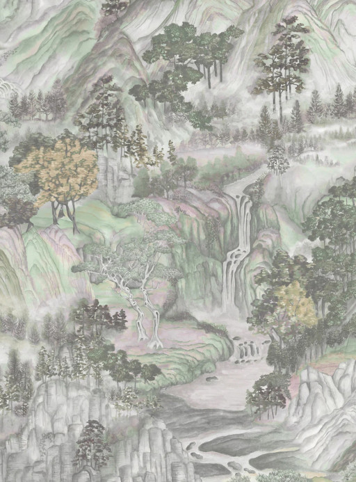 Cole & Son Papier peint Mountainscape - Iridescent