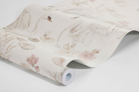 BoråsTapeter Papier peint Lily Swan - 6924