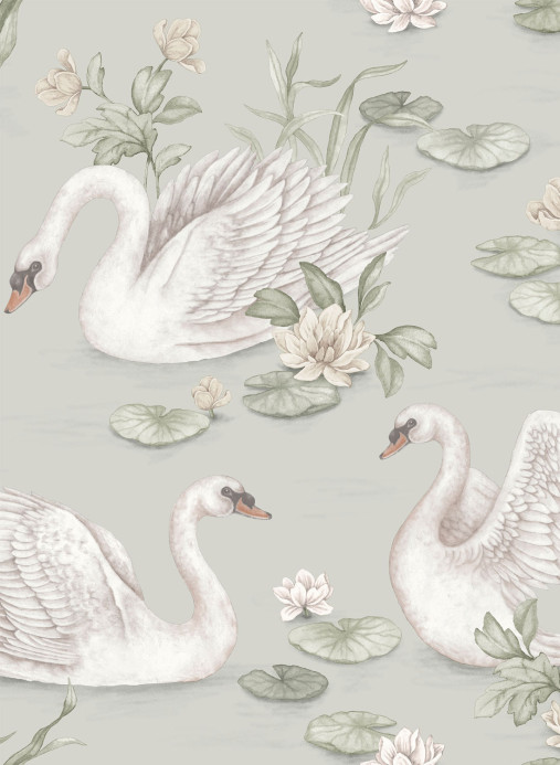 BoråsTapeter Wallpaper Lily Swan - 6925