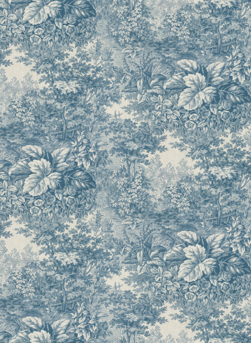 Sandberg Wandbild Forest Toile - Blue