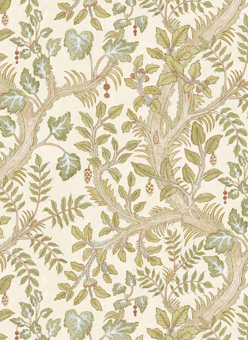 Josephine Munsey Tapete Hedgerow - Cream and Olive