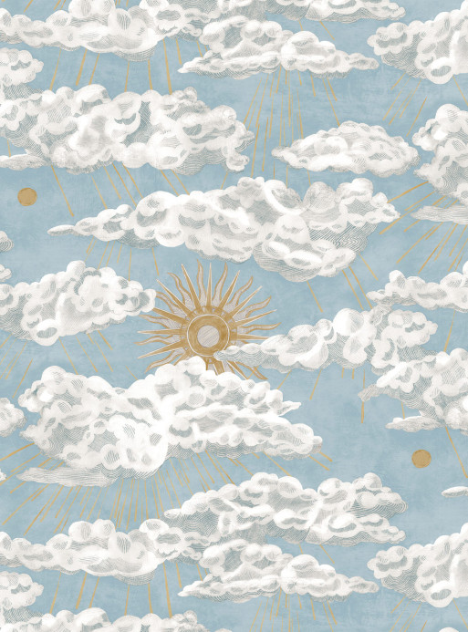 Josephine Munsey Tapete Cumulus Sol - Light Blue